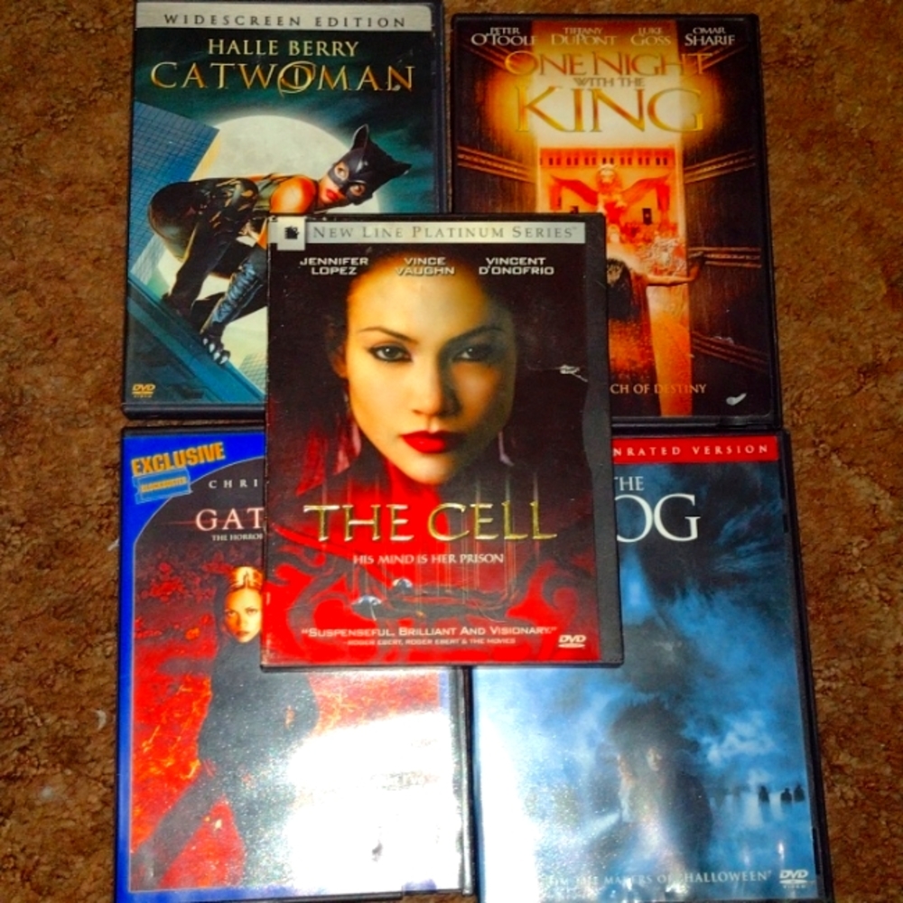 5 DVDs for $15